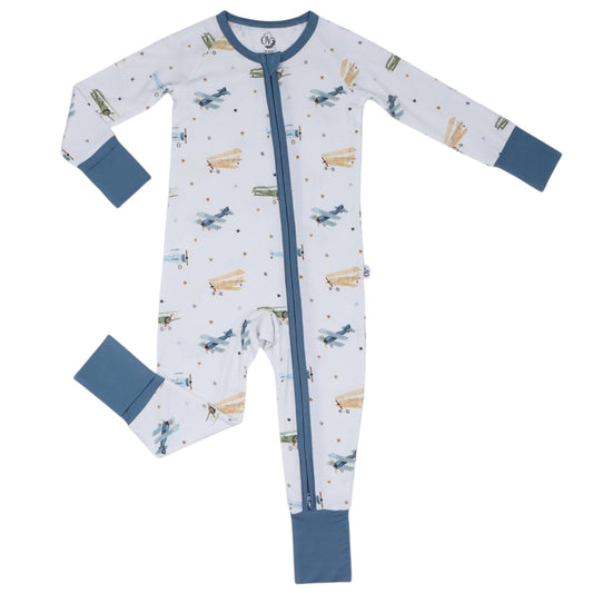 Airplane Bamboo Romper